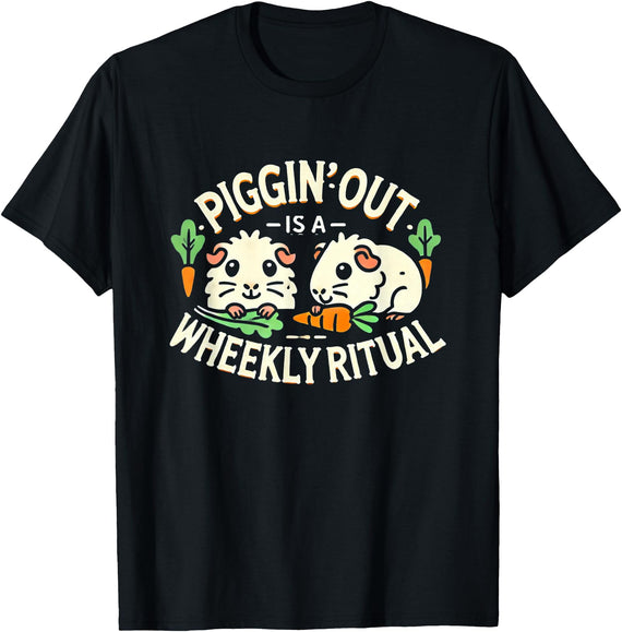 Funny Guinea Pig Gifts for Guinea Pig Lovers Funny Guinea Pig Guinea Pigs Guinea Pig Lover T-Shirt - Black