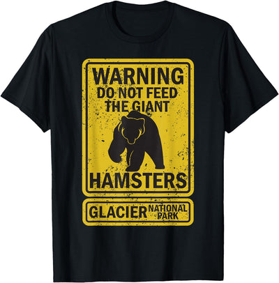 Funny Glacier National Park Grizzly Brown Bear Souvenir Gift T-Shirt