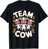 Cow Design for Cow Lovers Team Cow Stuff | Cow Costume | Farm Product Products for Cow T-Shirt - Black