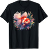 Oranda Goldfish Art Tees Unusual design by Thai Oranda Goldfish for breeders and pet owners T-Shirt - Black