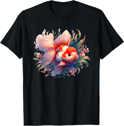 Unusual design by Thai Oranda Goldfish for breeders and pet owners T-Shirt