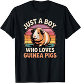 Guinea Pig Shirts & Gifts for Boys Boys Guinea Pig T-Shirt - Black