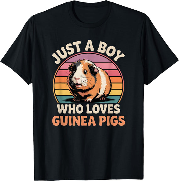 Guinea Pig Shirts & Gifts for Boys Boys Guinea Pig T-Shirt - Black