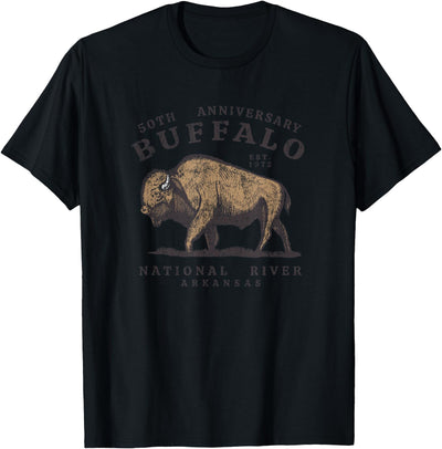 Cow Take Me to the Buffalo River 50th Anniversary Buffalo T-Shirt