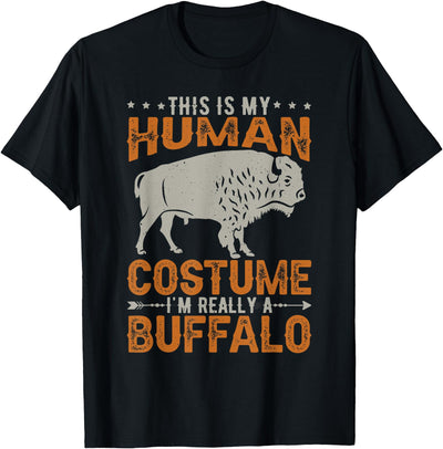 Cow Retro Bison Buffalo T-Shirt