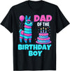 gaming gamer Birthday Llama Pinata Family Apparel dad of Birthday Boy Llama Pinata Party Family mathing Men T-Shirt - Black