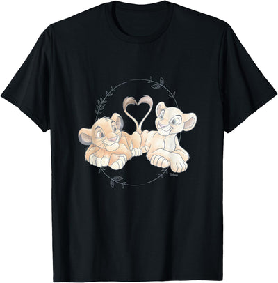 The Lion King - Simba Nala Heart T-Shirt