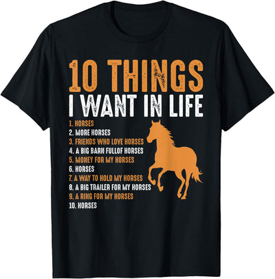 Best Horse Gifts Men Women Tee Funny Horse Shirt For Men Women Kids Horse Lover Graphic T-Shirt