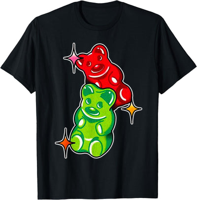 Gummy Bear Candy Red Green T-Shirt