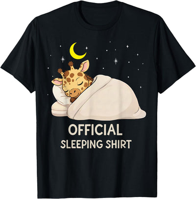 Funny Giraffe Official Sleepshirt Pajama Zoo Boys Girls Kids T-Shirt
