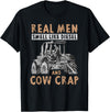 Farmer Apparel Real Men Smell Like Diesel And Cow Crap T-Shirt - Black