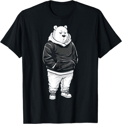 W1ldKreW Cute Polar Bear Animal Design T-Shirt