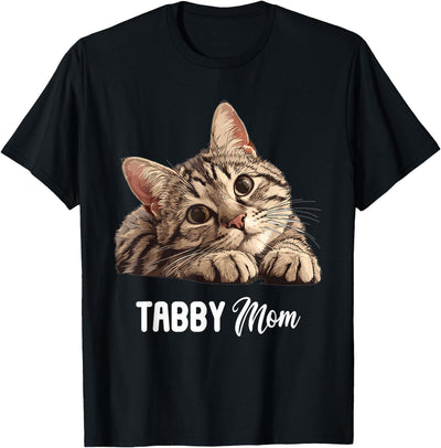 Tabby Cat Mom Dad Pet Shop Tabby Cats Kitten Tabby Cat Mom. T-Shirt
