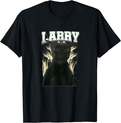 Trend Silly Cat Larry Meme Apparels, Cat Lover Funny Evil Larry Cat Dank Brainrot Meme Gifts, Cat Meme T-Shirt