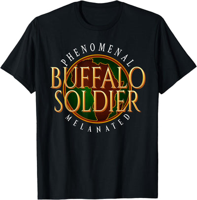 Cow Legacy of Black Masculinity and Courage Buffalo Soldier T-Shirt