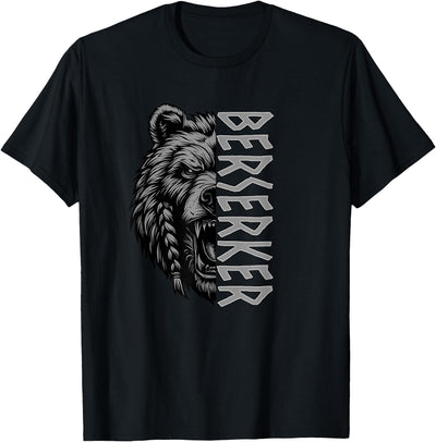 Berserk Bear Norse Mythology Odin Warrior Berserker T-Shirt