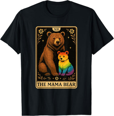 Mama Bear Pride Shirt Gay Pride Mom LGBT Momma Bear T-Shirt
