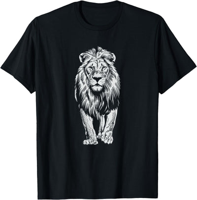 White Paint Art Lion Lions T-Shirt