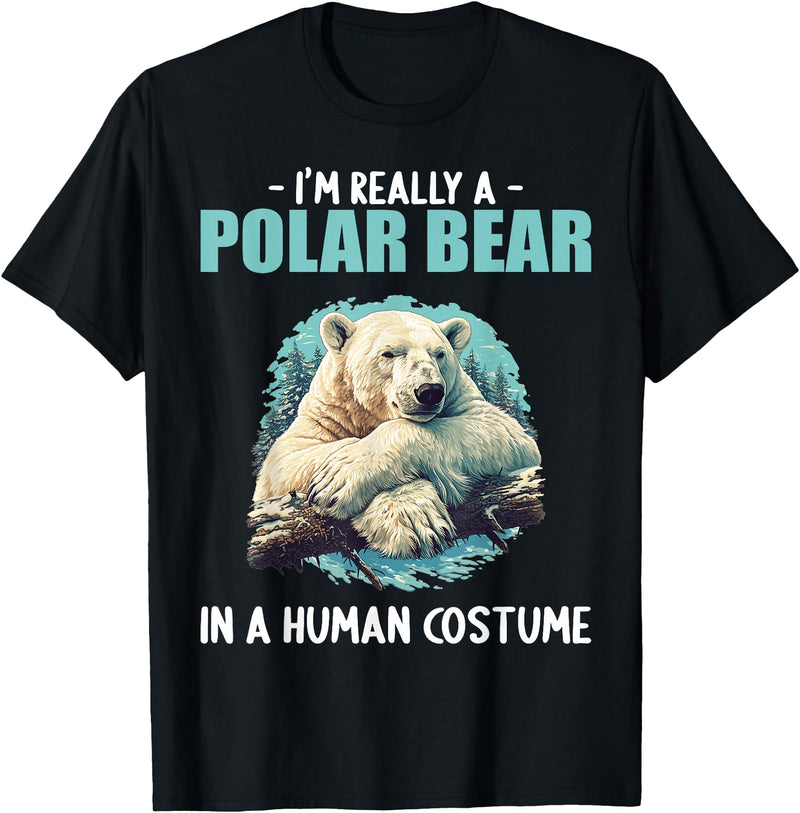 Polar Bears Polar Bear Lovers Shop Polar Bears Polar Bear T-Shirt - Black