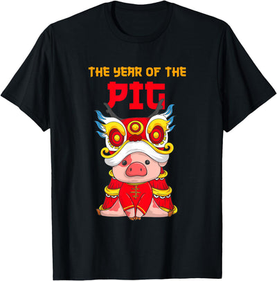 Year Of The Pig 2031 Chinese New Year Zodiac Sign Kids T-Shirt