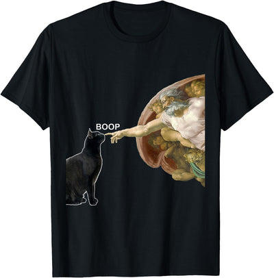 Funny Cat Shirts, Touch Nose, Boop Nose Shirts Cat Shirts for Men/Women - Funny Cat Shirts for Cat Dad/Mom T-Shirt