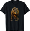 Bear Tees Grizzly Bear Vintage Graphic T-Shirt T-Shirt - Black