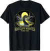 FunWearVm The Bear Lake Monster Cryptid Utah USA Cryptozoology T-Shirt - Black