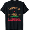 Lancaster California CA Designs Lancaster California T-Shirt - Black
