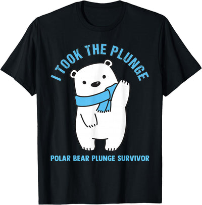 Polar Plunge Polar Bear I Took The Plunge Survivor T-Shirt