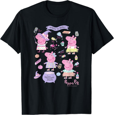 Halloween Real Peppa Magic Icons T-Shirt Small