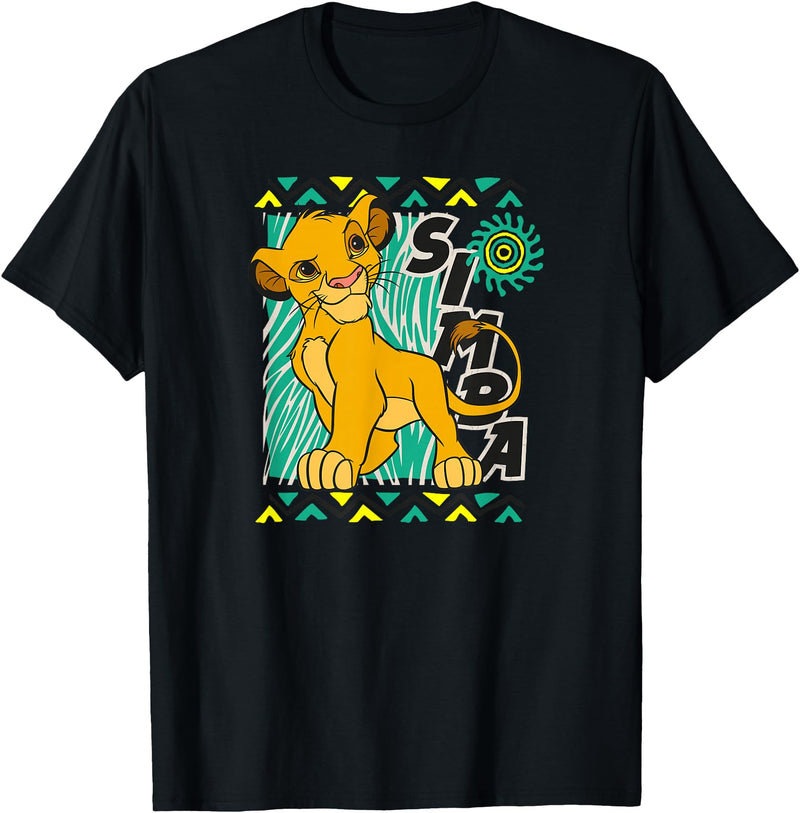 Disney - Lion King Classic Simply Simba T-Shirt - Black