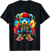 Magical Hip Hop Music lover Gifts Hip Hop Teddy Bear Cool T-Shirt - Black