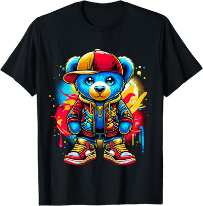 Hip Hop Teddy Bear Cool T-Shirt