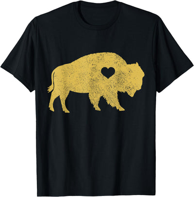 We Love Bison Vintage Bison Lover American Buffalo National T-Shirt