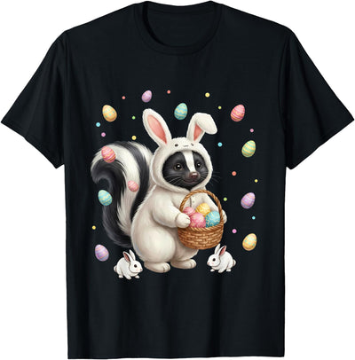 Skunk in Bunny Ears Costume T-Shirt