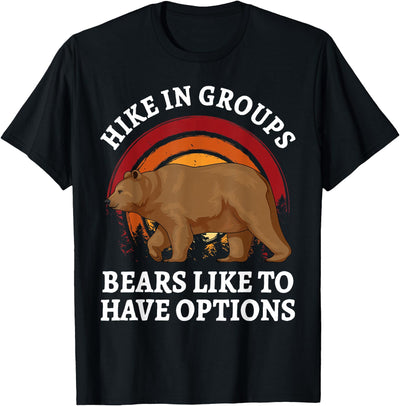Retro Hiking Bear T-Shirt