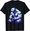 Funny Graphic Gamers tee Polar Bear Funny Video Games Polar Bear T-Shirt T-Shirt - Black