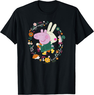Happiness Is Handmade Peppa & Rebecca Hugging T-Shirt