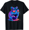 Cute Hamster Costume for Men Women Kid Hamster Lover Hamster T-Shirt - Black
