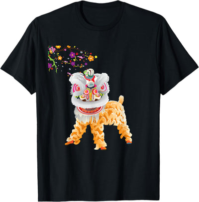 Beautiful Chinese Lion Dance Outfit Costume Gift T-Shirt
