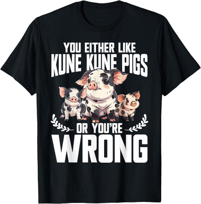 Kune Pig Lover Pig Breeder Supplies Kunekune Pig T-Shirt