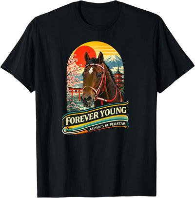 Legends Of Racing Ltd. Forever Young Horse, Horse Racing, Del Mar, Santa Anita T-Shirt