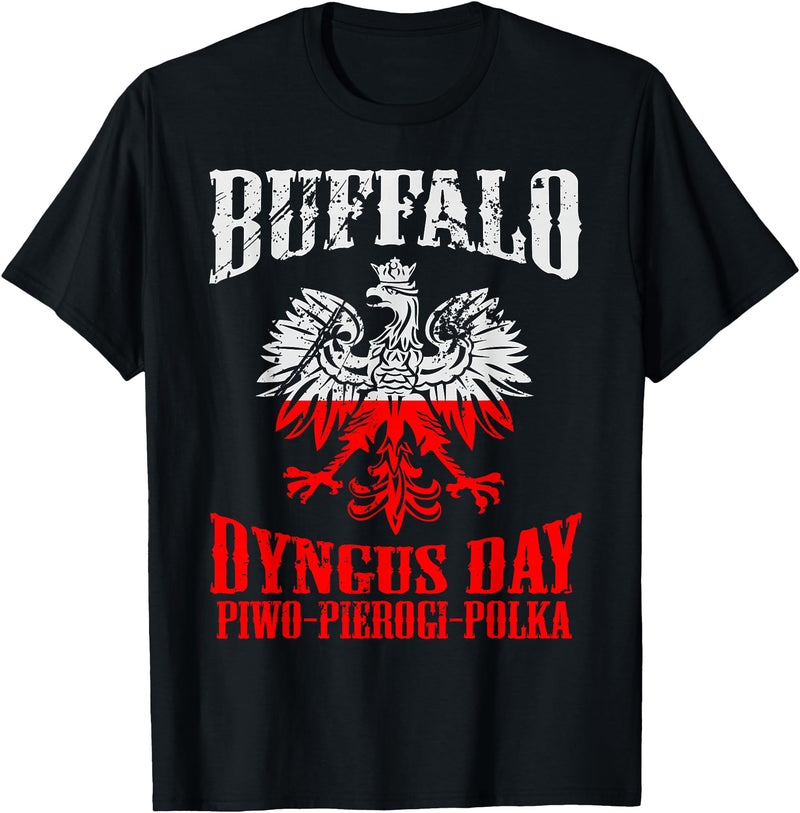 polish buffalo Dyngus Day Buffalo T-Shirt - Black