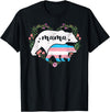 LGBT Trans Pride Shirts Mom Mama Bear for Moms LGBTQ Mama Bear Transgender Flag Gay Equal Rights Trans T-Shirt - Black