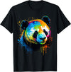 Cute Panda Lovers Kawaii Asian Bears Gifts DAIMMER Watercolor Panda T-Shirt - Black