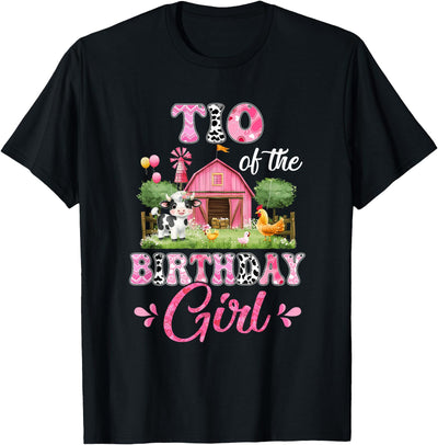 Cow First Birthday Girl Family Tio of the 1st Birthday Cow T-Shirt