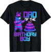 Llama Pinata Birthday Family Bday Party Decoration Daddy of Birthday Boy Llama Pinata Party Family Matching T-Shirt - Black