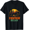 Bear Silhouette Design Pawpaw Bear Silhouette T-Shirt - As Pictured