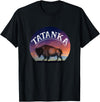Buffalo Bison Wildlife Shirts Tatanka American Buffalo T-Shirt - Black