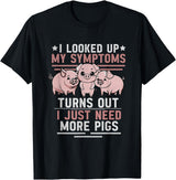 Funny Pig Gift For Pig Lovers Funny Pigs For Pig Lovers Women Pig T-Shirt - Black